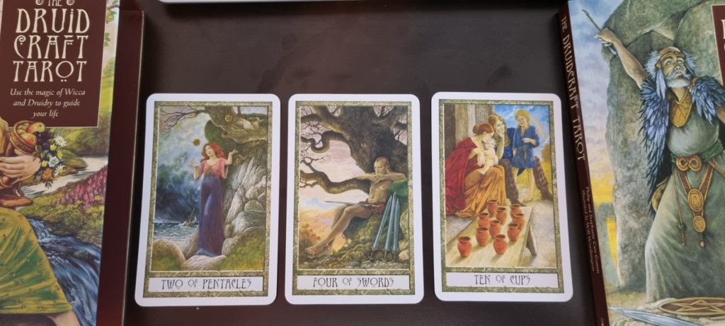 Druid Craft Tarot Cards for week commencing 7th February 2022