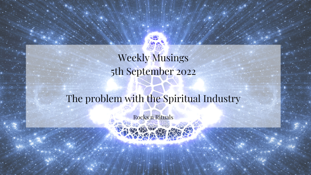 YouTube thumbnail - Problem with the Spiritual Industry