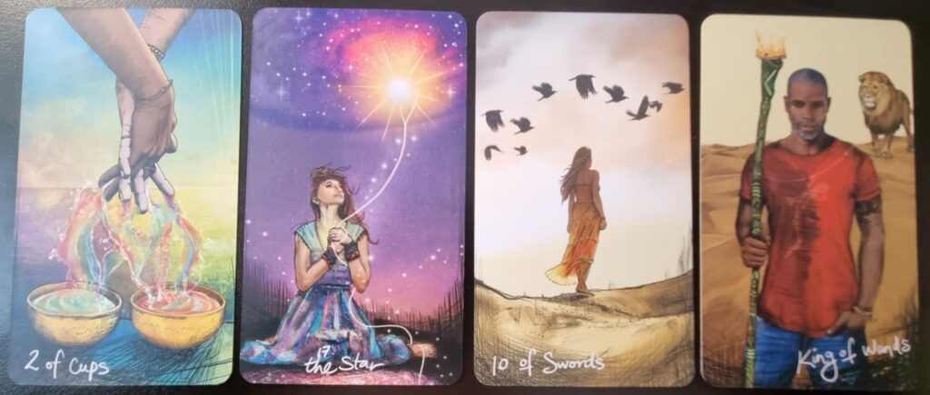 Cards from Light Seers Tarot for New Moon in Capricorn